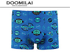 Чоловічі стрейчеві боксери з бамбука марка "DOOMILAI" Арт.D-01239(3XL,4XL), фото 3