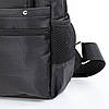 Рюкзак жіночий міський маленький модний чорний Dolly 376 з кишенями, фото 6