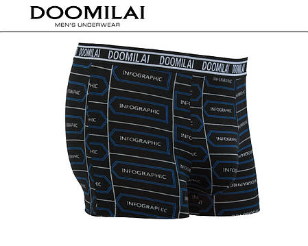 Чоловічі боксери стрейчеві з бамбука «DOOMILAI» Арт.D-01347, фото 1