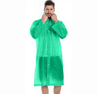 Дождевик, EVA Raincoat, плащ от дождя, зелёный, плащ дождевик для рыбалки, с доставкой по Украине (GK)