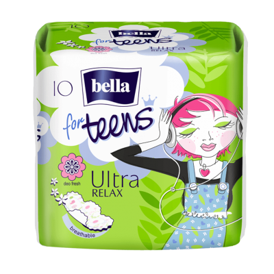 Гігієнічні прокладки Bella for Teens: Ultra Relax 10 шт (5900516302375)