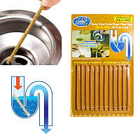 Палочки от засоров Sani Sticks Сани Стикс, Оранжевый, средство для чистки труб и канализации (GA)
