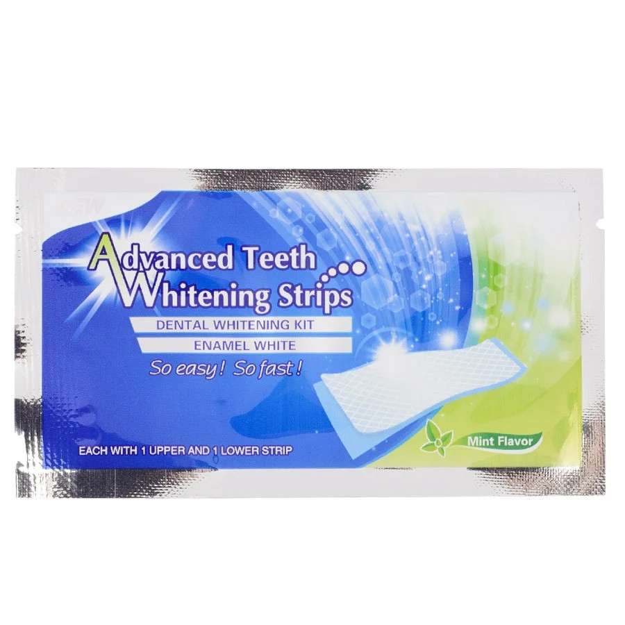 Отбеливающие полоски для зубов, Ultra Gel Whitening strips, система отбеливания зубов дома, 7 пар (VF) - фото 3 - id-p891248427