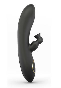Вакуумний вібратор-кролик Dorcel DIVINE RABBIT з вібрацією, 10 режимів вібрації: 3 режими вакууму Bomba💣