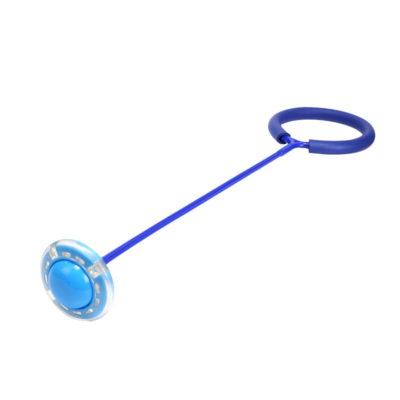 Светящаяся скакалка крутилка с колесиком на одну ногу - Нейроскакалка Синяя, с доставкой (GK) - фото 2 - id-p1090602736