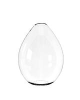 Ваза скляна вузьке горло (d-25см/h-34см) DROP