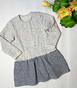 Плаття для дівчинки з довгим рукавом із трикотаж двонитка ТМ ЛяЛя