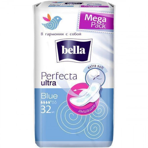 Гігієнічні прокладки Bella Perfecta Ultra Blue 32 шт (5900516304546)