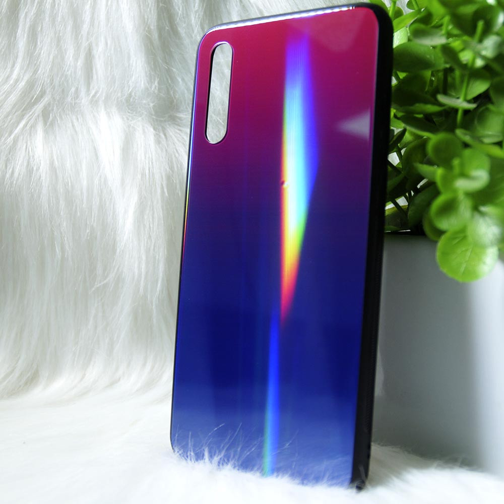 Силіконовий чохол Samsung A505/A50 2019 "Градієнт" Фіолетовий (violet) 08