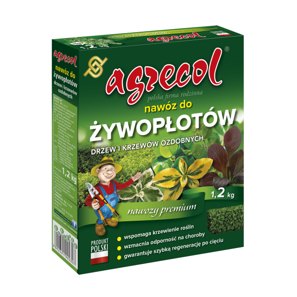 Добриво для декоративних дерев і кущів Agrecol - 1,2 кг