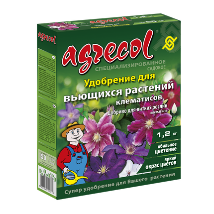 Добриво для витких рослин та клематисів Agrecol - 1,2 кг, фото 1