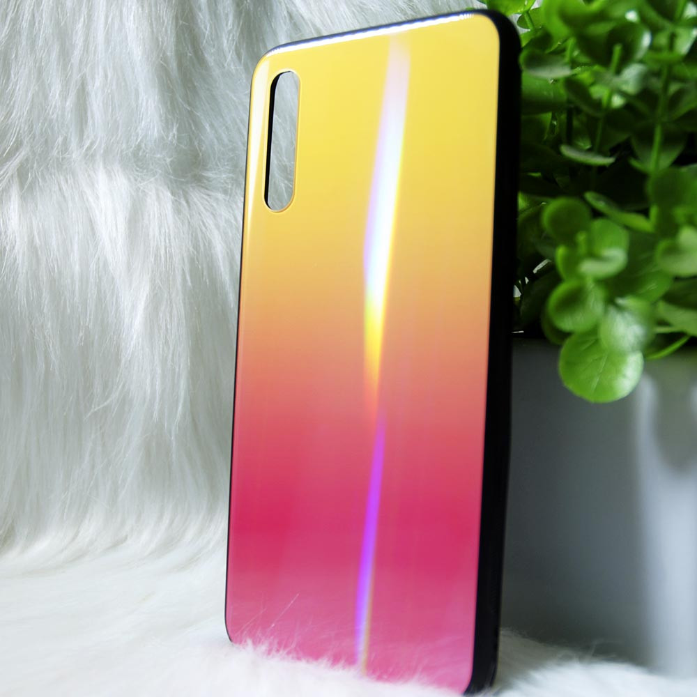 Силіконовий чохол Samsung A505/A50 2019 "Градієнт" Червоний (red)
