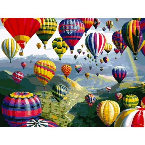 Алмазна мозаїка Повітряні кулі My-Art TN942 (40 x 50 см) на підрамнику