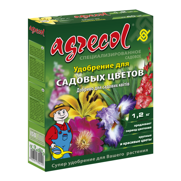 Добриво для садових квітів Agrecol - 1 уп (8 штук)