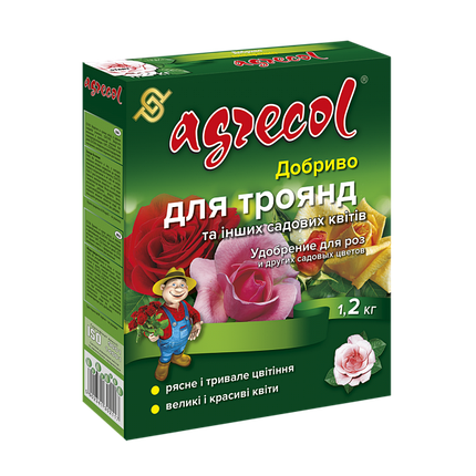 Добриво для троянд Agrecol - 1,2 кг, фото 1