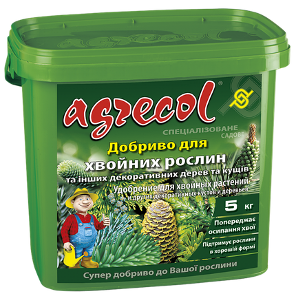 Добриво для хвойних рослин Agrecol - 5 кг, фото 1
