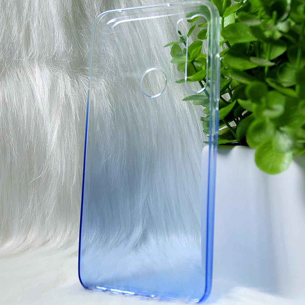 Силіконовий чохол Xiaomi Redmi Note 8 "Градієнт" Синій (blue)