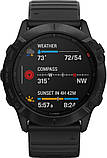 Смарт-годинник Garmin Fenix 6x Pro Black with Black Band (010-02157-01), фото 3