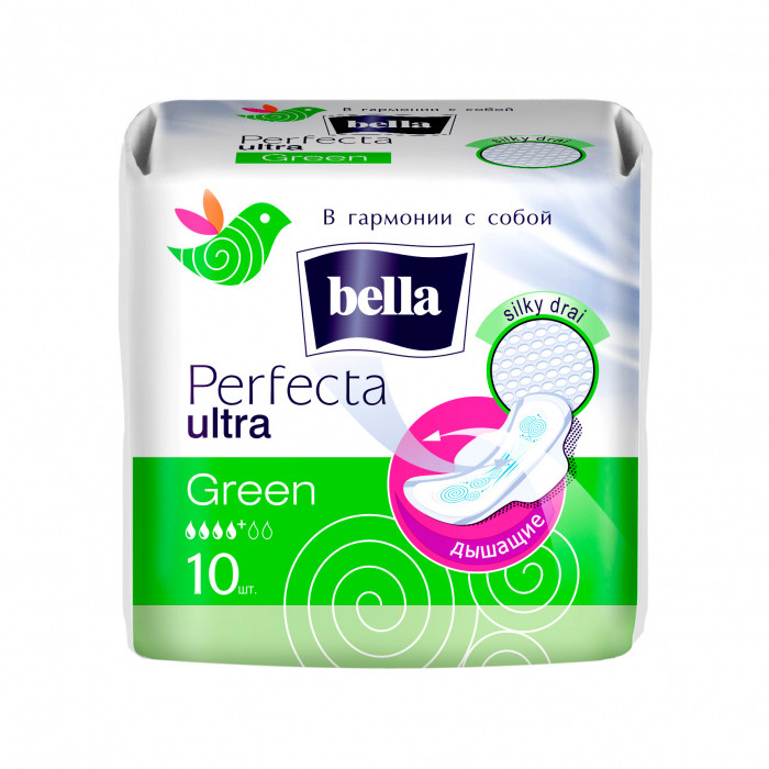 Гігієнічні прокладки Bella Perfecta Ultra Green 10 шт (5900516302900)