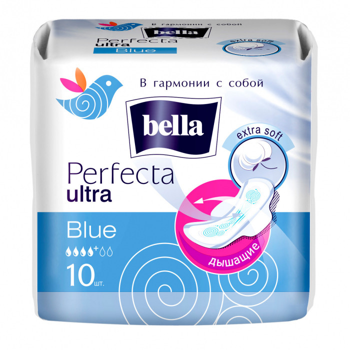 Гігієнічні прокладки Bella Perfecta Ultra Blue 10 шт (5900516305871)