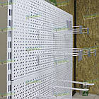 Гачок торговий 200 мм одинарний з цінникоутримувачем(товщина 6 мм), ГОЗЦТ 200, торговий гачок на стелаж, фото 5