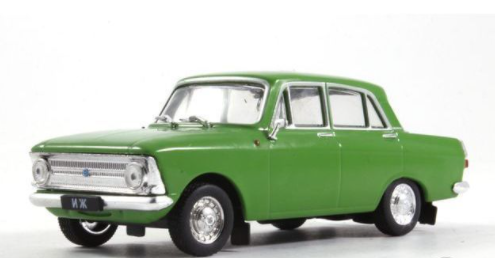 Автолегенди №136 ІЖ-412ИЭ зелений | Колекційна модель 1:43 | DeAgostini
