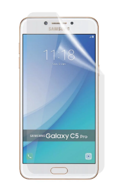 Гідрогелева захисна плівка на Samsung Galaxy C5 Pro на весь екран прозора, фото 1
