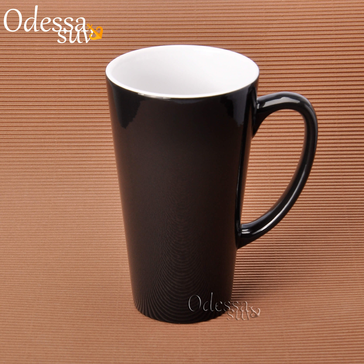 Чашка для сублімації ХАМЕЛЕОН Latte Big (чорна)