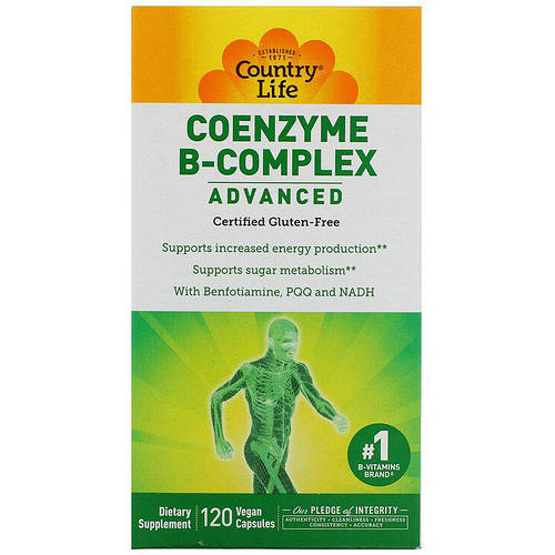 Купить Коэнзим В-комплекс Country Life "Coenzyme B-Complex Advanced ...