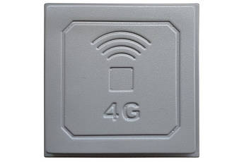 Широкосмугова панельна антена 2/3/4G 17 дбі (900/1800-2600 мГц F-роз'єм)