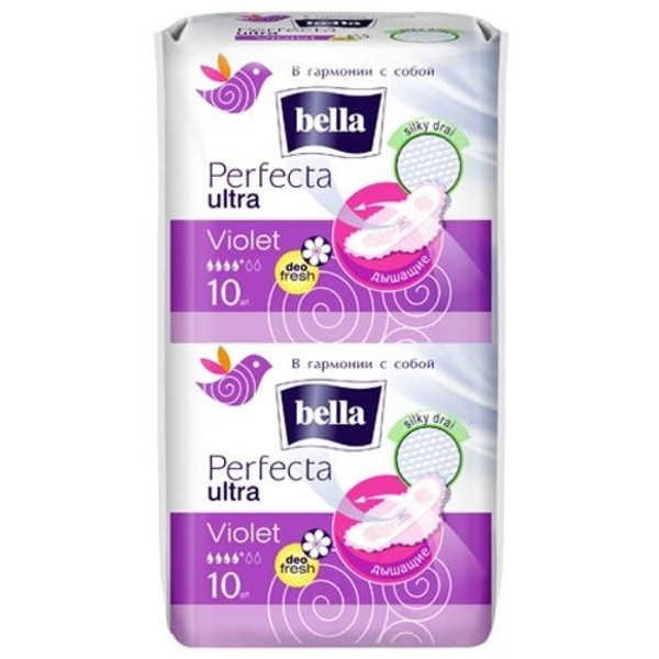 Гігієнічні прокладки Bella Perfecta Ultra Violet Deo Fresh 10+10