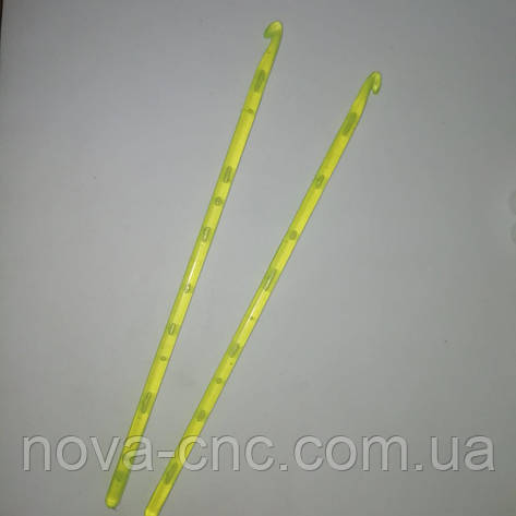 Гачки для в'язання пластмасові Розмір 5 мм Паковання 25 штук, фото 1