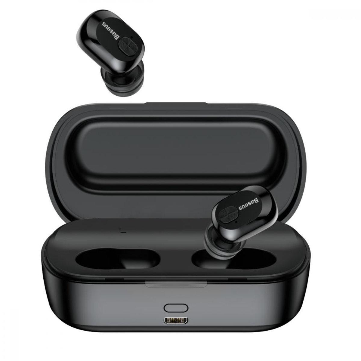 Бездротові навушники Baseus Encok True Wireless Earphones W01 чорні NGW01-01