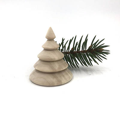 Дерев'яна заготовка під розпис, декор і декупаж «Ялинка» 5см. / Дерев'яні заготовки для творчості