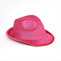 Шляпа Гангстерская розовая