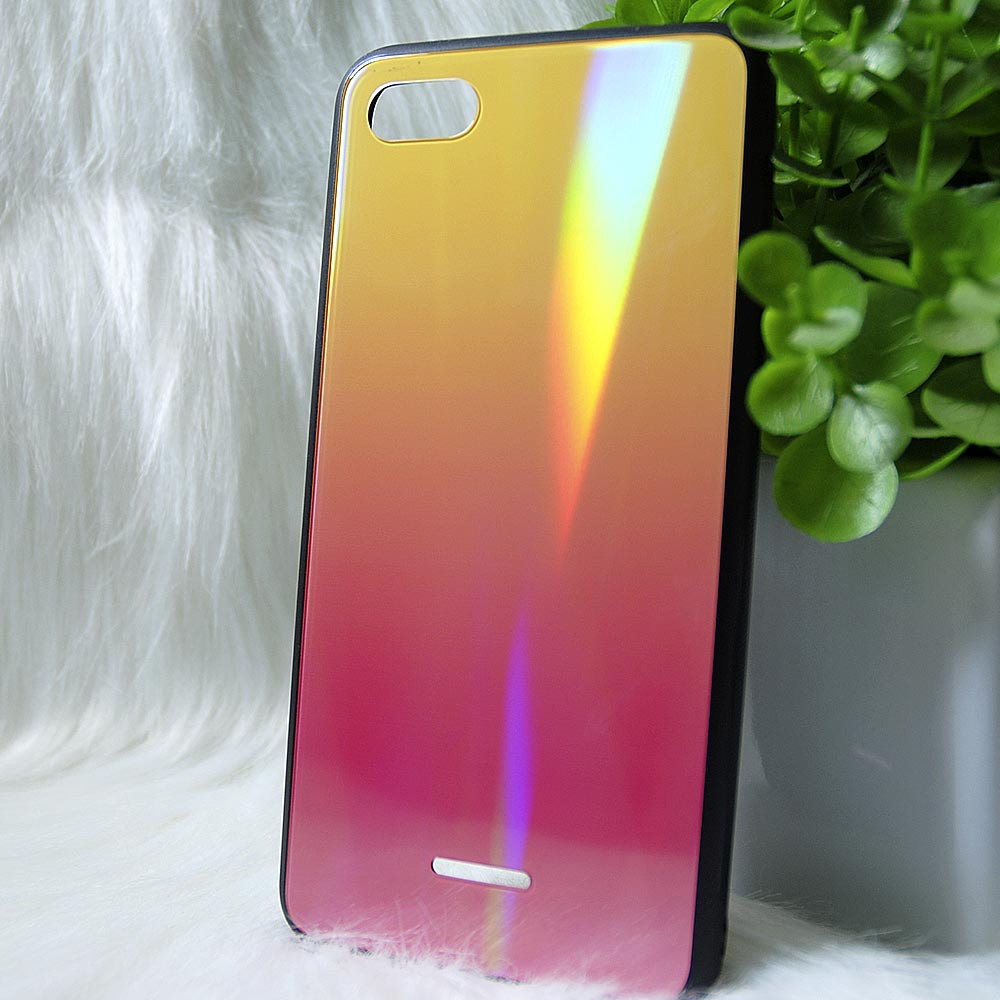Силіконовий чохол Xiaomi Redmi 6a "Градієнт" Червоний (red)