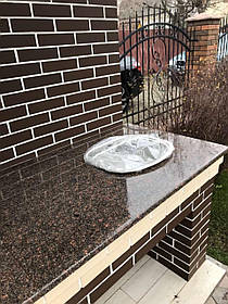 Стільниця з граніту Дидковичі на барбекю