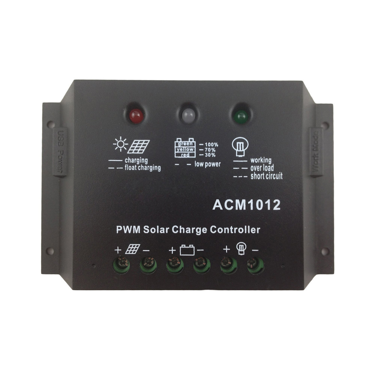 Контроллер заряда Altek АCM1012 10A 12V/24V USB