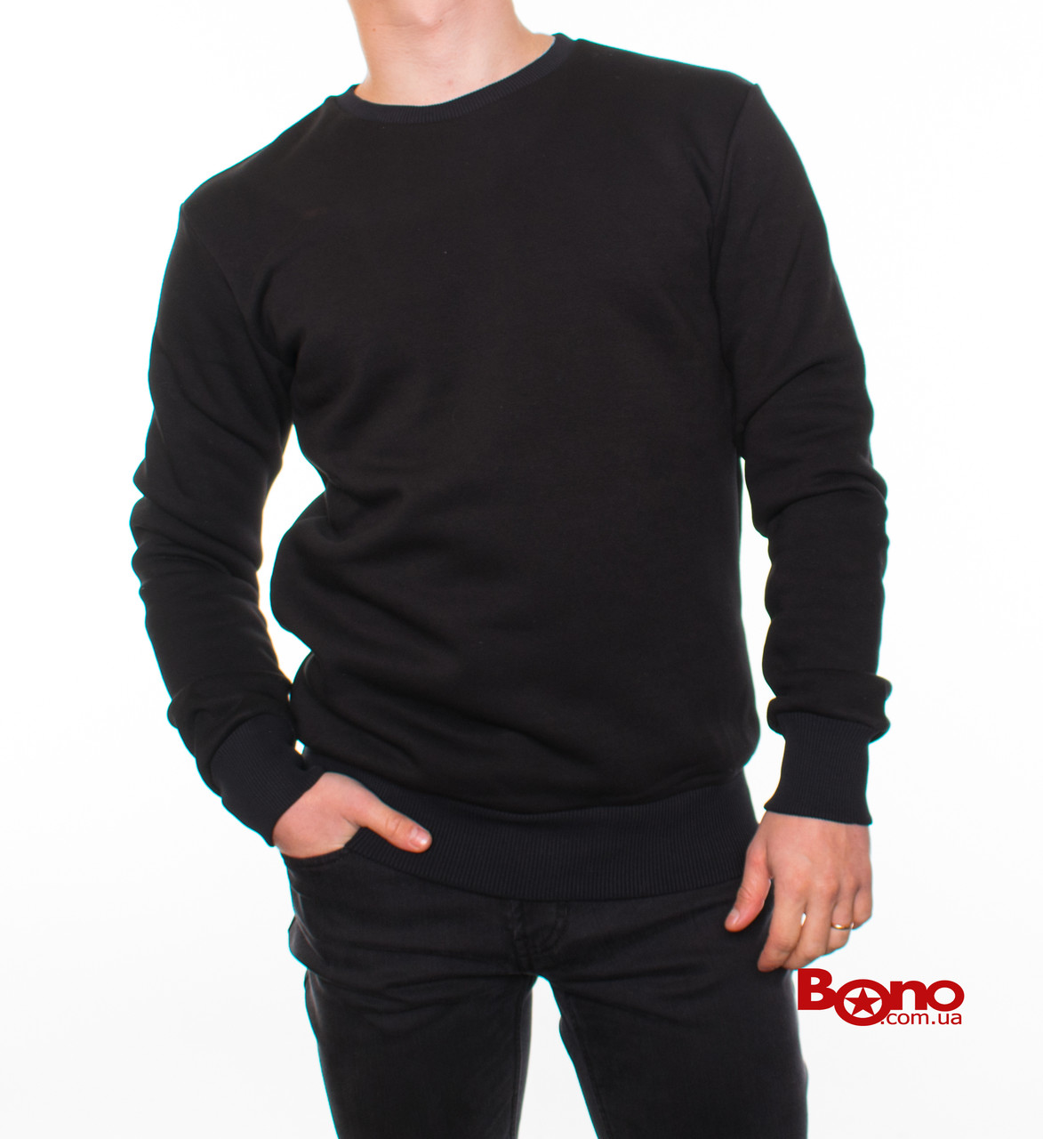 Bono чоловічій світшот №601 950101 чорний