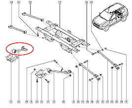 Renault (Original) 551107894R — Поздовжня тяга задньої підвіски права на Рено Дастер 4х4