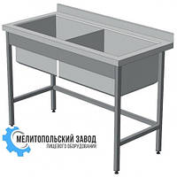 Мойка 2 х секц. 1200х600х850 ч 510х450х300