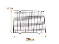 Решетка для заливки десертов 28*25,5см Черная