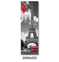 Вінілова наклейка на двері (самоклеюча ламінована плівка) 200 х 65 см, фото 4