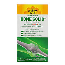 Комплекс для зміцнення кісток Country Life "Bone Solid" (240 капсул)