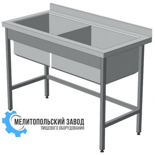 Мойка 2 х секц.304 марка 1200х600х850 ч 510х450х300 - фото 1 - id-p1267912137