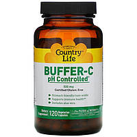 Буферизований вітамін C Country Life "Buffer-C pH Controlled" 500 мг (120 капсул)