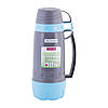 Термос Kamille 1000мл пластиковий зі скляною колбою KM-2080, фото 4