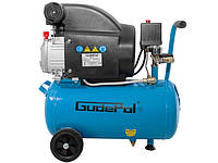 Компрессор масляный 24л с манометром Gudepol масляный компрессор 24л робота без перегрева
