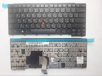 Клавіатура для ноутбуків Lenovo ThinkPad T440, L440, E431, E440, L450, T431s, T450 Series з чорною рамкою