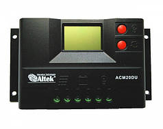 Контроллер заряда Altek ACM20D 12V/24V USB